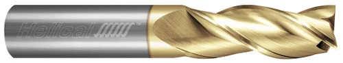 Helical Solutions 83431 | H35AL-SR-30187 0.188" (3/16) Cutter DIA x 0.188" (3/16) Shank DIA x 0.438" (7/16) Length of Cut x 2.000" (2) Overall Length Carbide 35 Degree Helix Square End Mill for Aluminum, 3 Flutes, Uncoated - (H35AL-SR-30187)