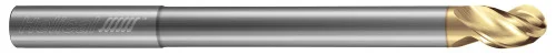 Helical Solutions 83572 | H40ALV-RN-A-30750-BN 0.750" (3/4) Diameter x 0.750" (3/4) Shank x 5.000" (5) OAL x 1.000" (1) LOC 3 Flute ZPLUS Coated Ball End Mill