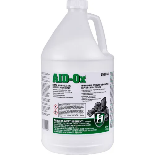 Hercules AID-Ox® Septic Drainfield & Cesspool Maintainer, 9 lb. Bottle, 4 Bottles - 252034 - Pkg Qty 4