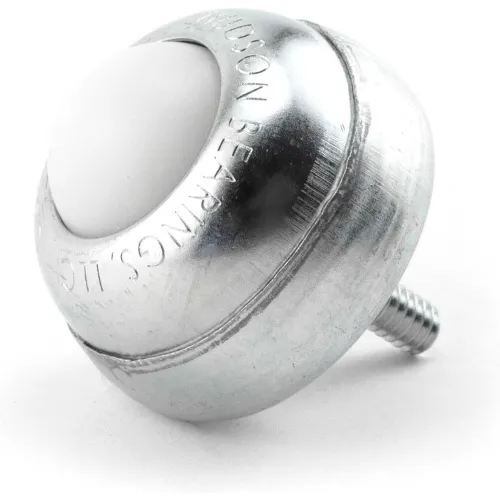 Hudson NSBT-1CS 1/4-20 1" Nylon Ball 1/4" Stud in Carbon Steel Housing Hardened & Plated