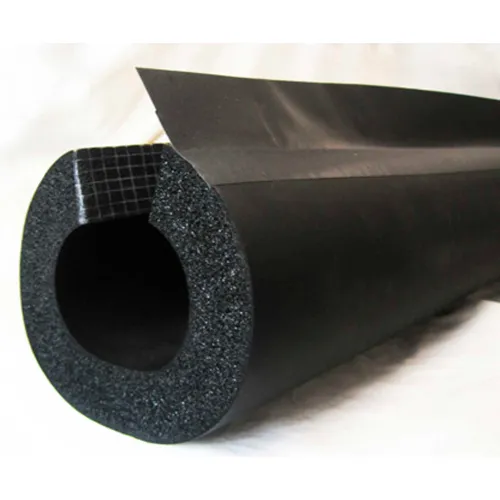 K-Flex 6RXLO100058 6' Insul-Lock DS Pipe Insulation 1/2" ID x 1" Thick w/Overlap Tape