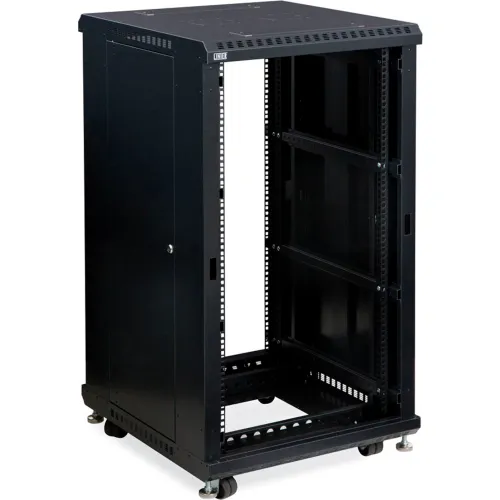 Kendall Howard™ 22U LINIER® Server Cabinet, No Doors, 24" Depth