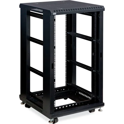 Kendall Howard™ 22U LINIER® Server Cabinet, No Doors/No Side Panels, 24" Depth