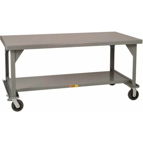 Little Giant® WW3072-8PHFL Mobile Heavy-Duty Workbench, 5000 lbs. Capacity - 72"W x 30"D x 36"H