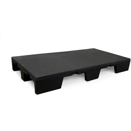 MasonWays™ Stackable Closed Deck Pallet, 2-Way, 24" x 18", 750 Lb Static Capacity, Black