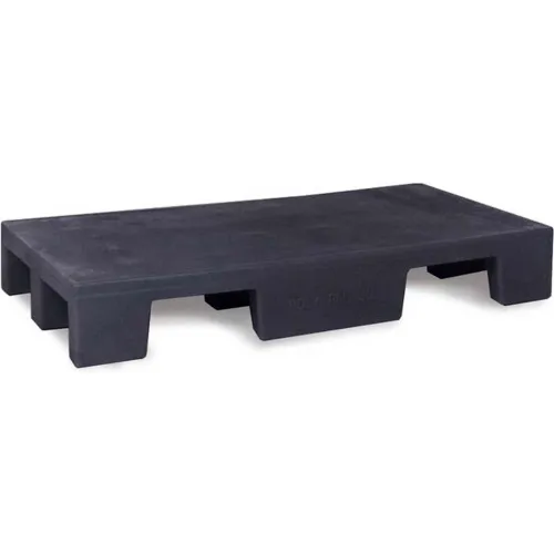 MasonWays™ Stackable Closed Deck Pallet, 4-Way, 48" x 18", 1000 Lb Static Capacity, Black