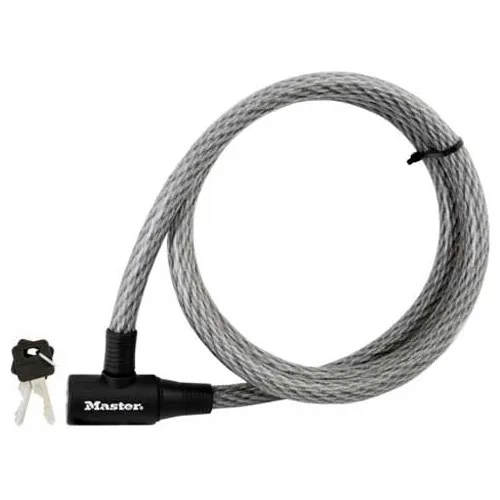 Master Lock® No. 8155DCC Keyed Cable Lock, 72"L - Pkg Qty 2