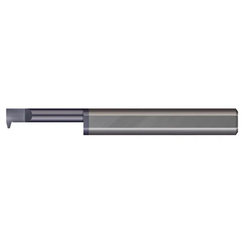 Micro 100 IAT-1500-8X | 8 TPI x 0.490" Minimum Bore Diameter x 1-1/2" Maximum Bore Depth x 1/2" Shank x 3.000" OAL AlTiN Coated Brazed Carbide Single Point Acme Threading Tool