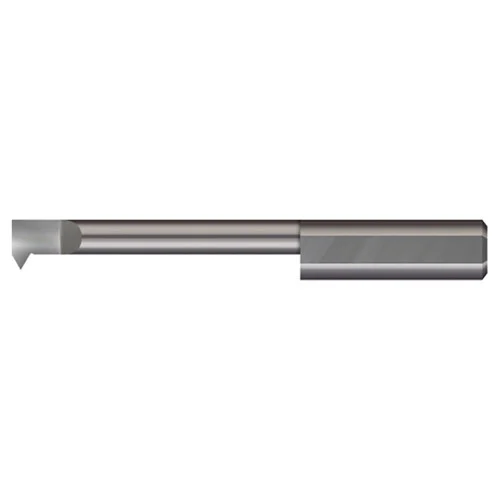 Micro 100 ITM-065128 | 1.250-1.75mm Thread Range x 5.10mm Minimum Bore Diameter x 28.00mm Maximum Bore Depth x 6.00mm Shank x 57.00mm OAL Uncoated Brazed Carbide Single Point 60 Degree Right Hand Threading Tool