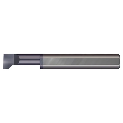 Micro 100 LTR-187-6X | 3/16" Minimum Bore Diameter x 3/8" Maximum Bore Depth x 3/8" Radius x 0.078" Flat x 3/16" Shank x 2.000" OAL AlTiN Coated Brazed Carbide Right Hand Thread Relief Tool