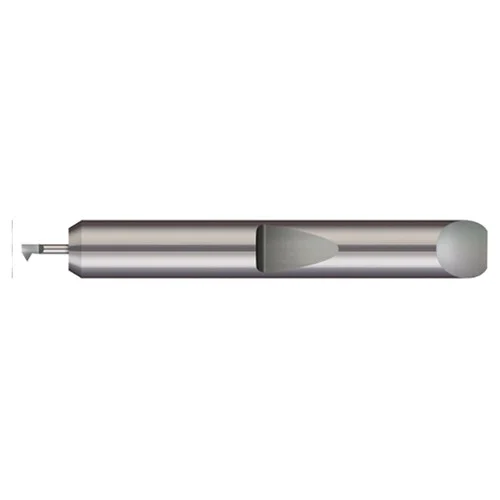 Micro 100 QIT-040100 | 56-80 Thread Range x 0.0400" Minimum Bore Diameter x 0.100" Maximum Bore Depth x 3/16" Shank x 1.50" OAL Uncoated Brazed Carbide Single Point 60 Degree Right Hand Threading Tool