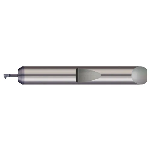 Micro 100 QIT-050200X | 56-72 Thread Range x 0.050" Minimum Bore Diameter x 0.200" Maximum Bore Depth x 3/16" Shank x 1.500" OAL AlTiN Coated Brazed Carbide Single Point 60 Degree Right Hand Threading Tool