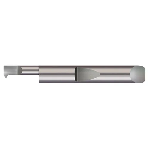 Micro 100 QIT-110750 | 40-56 Thread Range x 0.110" Minimum Bore Diameter x 3/4" Maximum Bore Depth x 3/16" Shank x 2.000" OAL Uncoated Brazed Carbide Single Point 60 Degree Right Hand Threading Tool