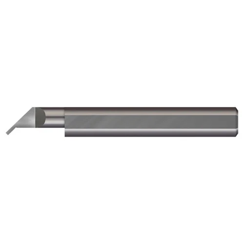 Micro 100 UC-50062-16 | 0.062" Width x 1" Radius x 1" Maximum Hole Depth x 1/2" Shank x 3" OAL Uncoated Carbide 45 Degree Undercutting Grooving Tool
