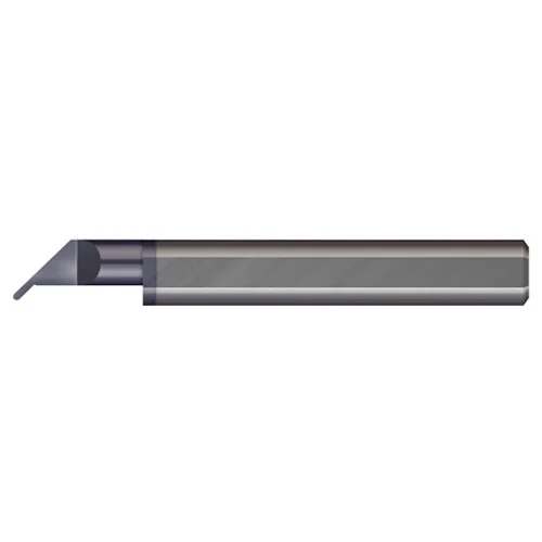 Micro 100 UP-37062-20X | 0.062" Width x 1-1/4" Radius x 1-1/4" Maximum Hole Depth x 3/8" Shank x 2-1/2" OAL AlTiN Coated Carbide 45 Degree Full Radius Undercutting Grooving Tool