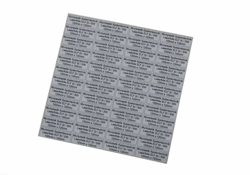 Murrplastik - ELF 120x120 SI/SW Foil Laser Label - 86563002