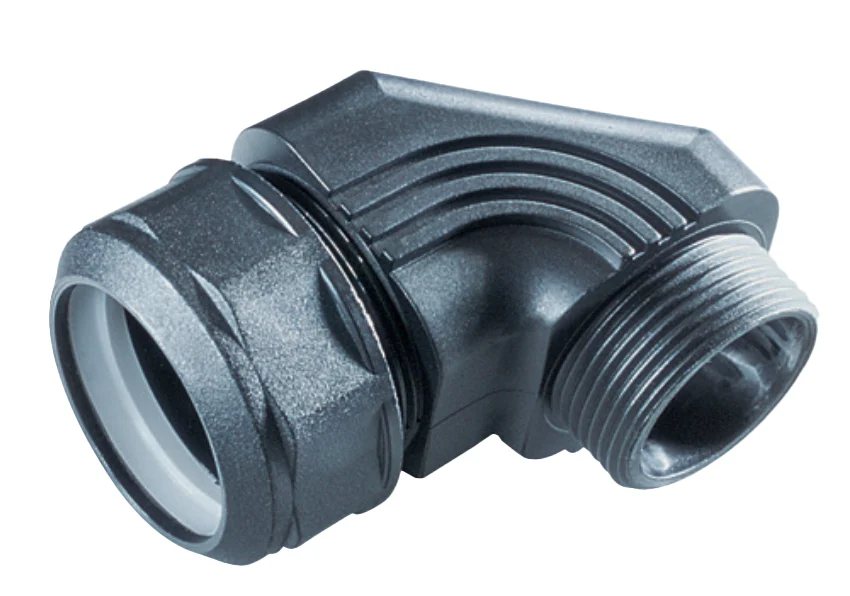 Murrplastik - KW-Pg 13/16 Gray 90° Conduit Fitting - 83561014 (MOQ 50 pcs)