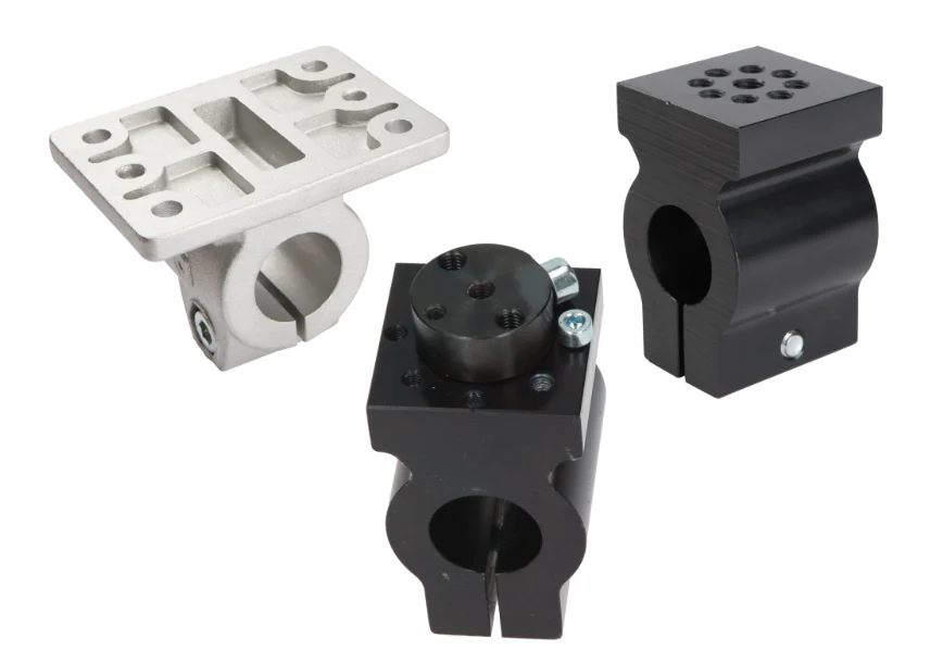 Murrplastik - R-FKE 32 Black Anodized Flange Clamp - 83952614