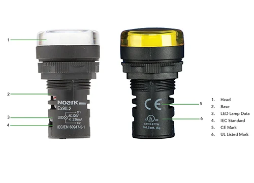 Noark Ex9IL2: Pilot Lights-Ex9IL2D4