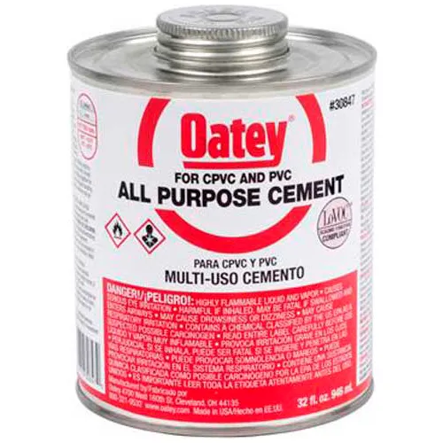Oatey 30821 All Purpose Cement 8 oz. - Pkg Qty 24