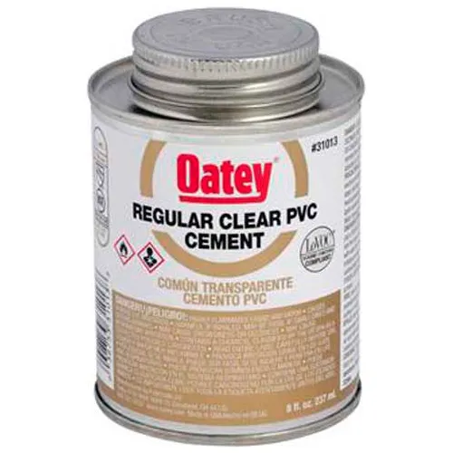 Oatey 31014 PVC Regular Clear Cement 16 oz. - Pkg Qty 24