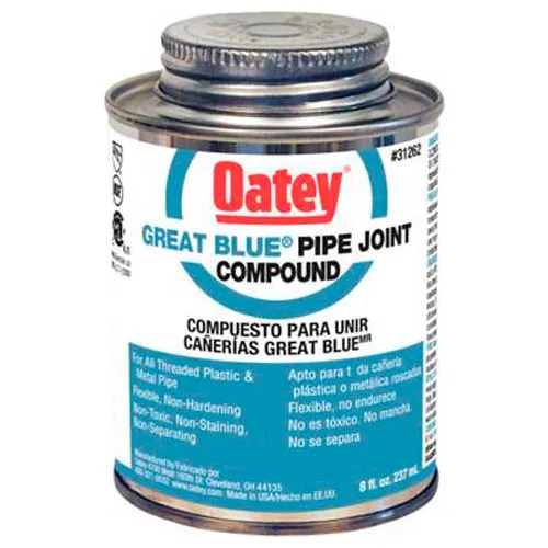 Oatey 31261 Great Blue Pipe Joint Compound 4 oz. - Pkg Qty 12