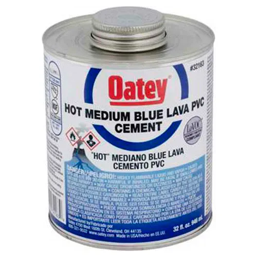 Oatey 32162 PVC Blue Lava Hot Cement 16 oz. - Pkg Qty 24