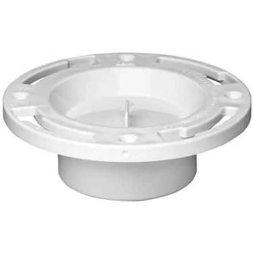 Oatey 43509 3" PVC Inside Fit Closet Flange With Plastic Ring - Pkg Qty 12
