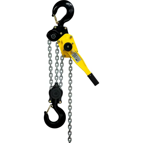 OZ Lifting Lever Hoist With Std. Overload Protection 9 Ton Capacity 10' Lift