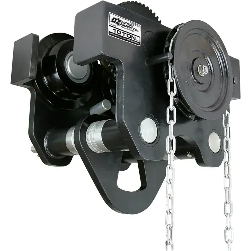 OZ Lifting OZ10GBT Geared Beam Trolley 10 Ton Capacity