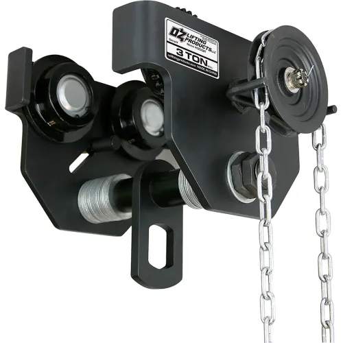 OZ Lifting OZ3GBT Geared Beam Trolley 3 Ton Capacity