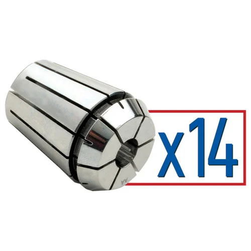 Parlec 5UMER32-SI014 | 1.300" Diameter x 1/8"-13/16",12.00mm Shank x 1.570" OAL Collet Set