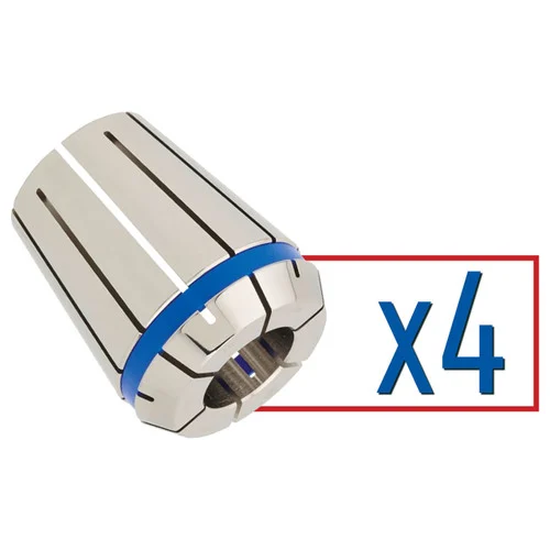 Parlec EROS11-SI004 | 0.452" Diameter x 1/16"-1/4" Shank x 0.708" OAL Collet Set