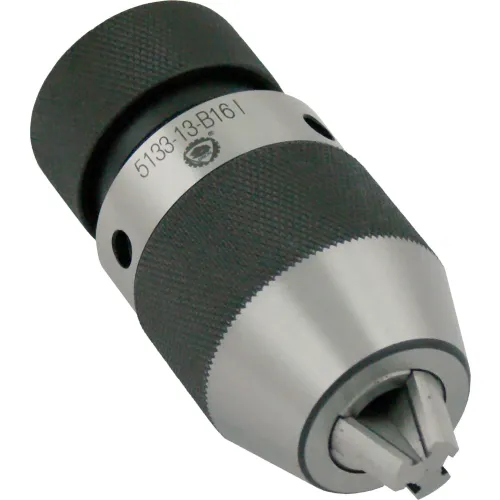 Precision Keyless Drill Chuck 5133-13-J2, Jacobs #2, 1/32"-1/2", TIR .0015" - Bison 7-051-335