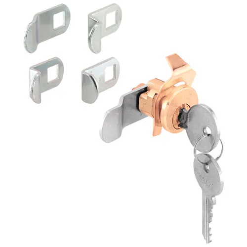 Prime-Line® Mail Box Lock, 5 Cams, 5 Pin, Brass Face, CCW, S 4634