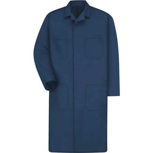 Red Kap® Men's Shop Coat Long Sleeve Regular-42 Navy KT30
