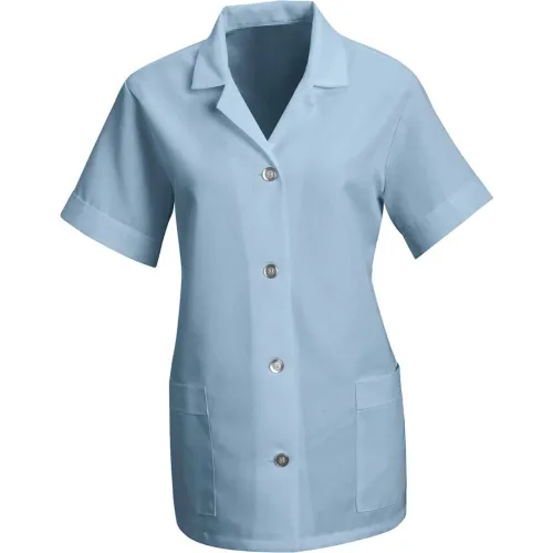 Red Kap® Women's Smock Loose Fit Short Sleeve Light Blue S - TP23