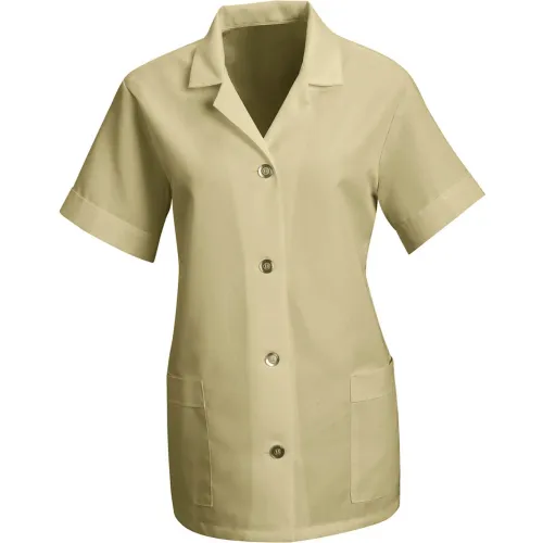 Red Kap® Women's Smock Loose Fit Short Sleeve Tan S - TP23