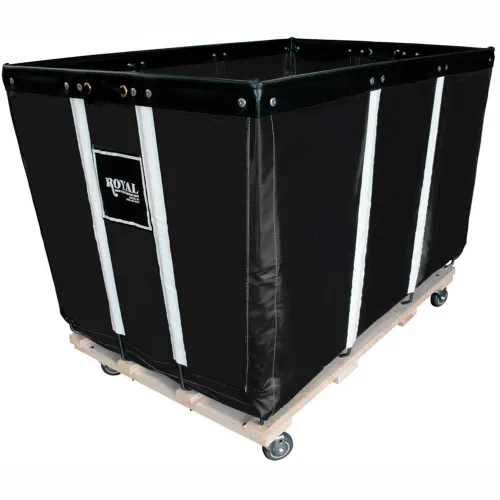 Royal Basket Trucks® 24 BU-Standard-Duty Basket Truck - Vinyl Liner - 2 Swivel/2 Rigid Casters