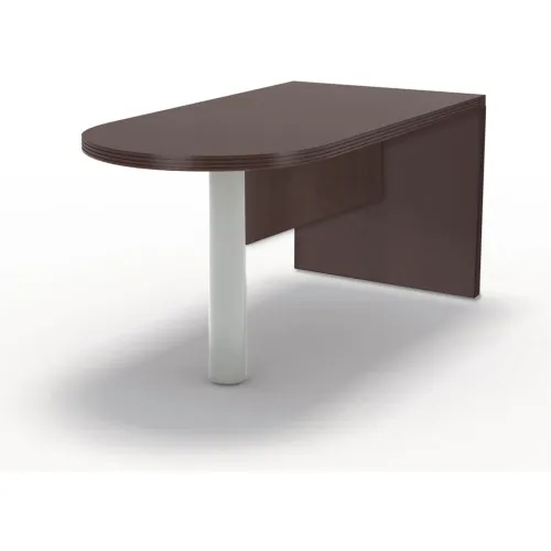 Safco® Aberdeen 72"W Freestanding Peninsula 72"W x 36"D x 29-1/2"H Mocha