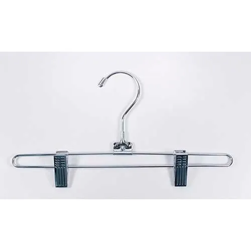 skt12 Skirt Hanger, 12"L, Metal-Chrome, Pkg Qty 100