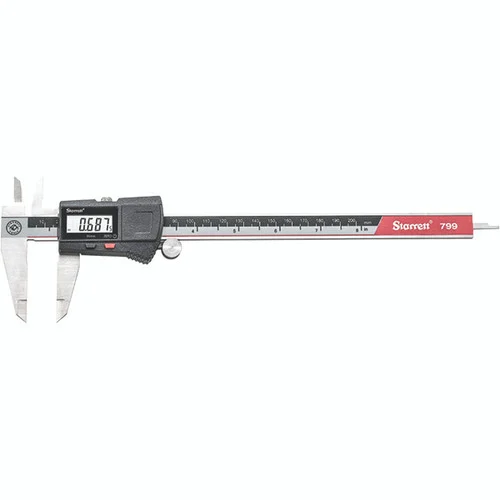 Starrett 00146 | 8" Range 0.0005" Resolution Stainless Steel Electronic Caliper with SPC Output
