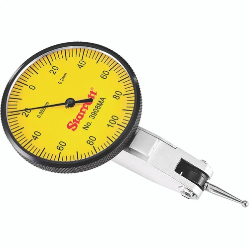 Starrett 12520 | 0mm-0.20mm Range Dial Test Indicator 0.002mm Graduation Yellow Dial