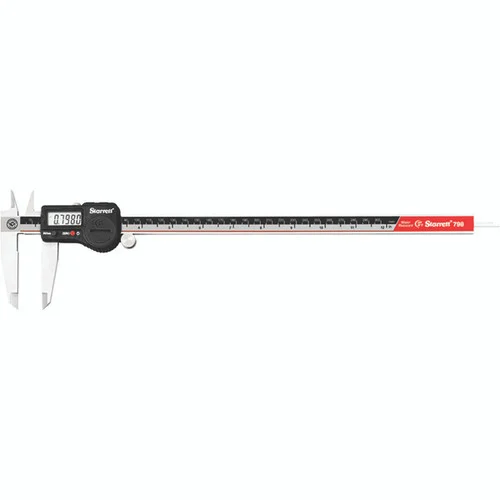 Starrett 12526 | 12" Range 0.0005" Resolution Stainless Steel Electronic Caliper with SPC Output