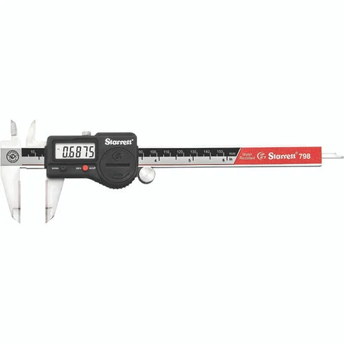 Starrett 12782 | 6" Range 0.0005" Resolution Stainless Steel Electronic Caliper with SPC Output