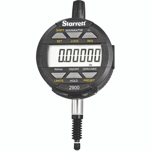 Starrett 2900-6 | 0"-1/2" Range Dial Test Indicator 0.0005"/0.0001"/0.00005" Resolution