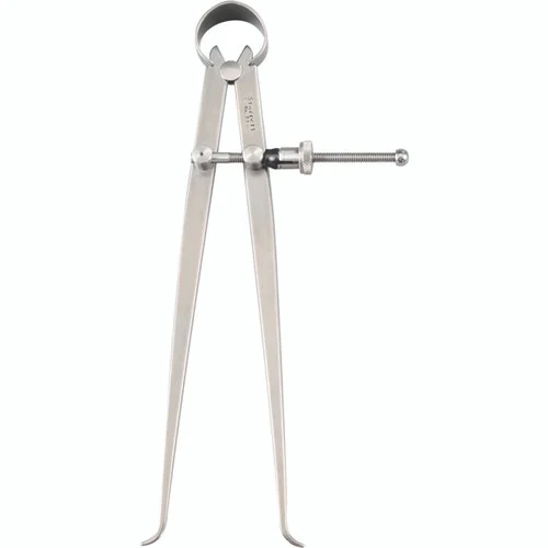 Starrett 50339 | 8" Yankee Spring-Type Inside Caliper with Flat Leg