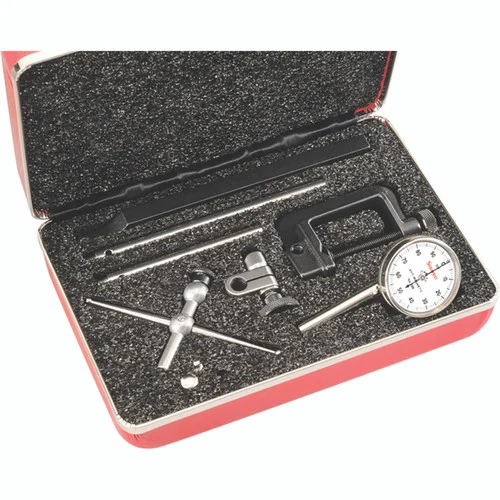 Starrett 50701 | 0.2000" Range x 0-100 Reading x 0.0010" Graduation White Dial Back Plunger Dial Test Indicator