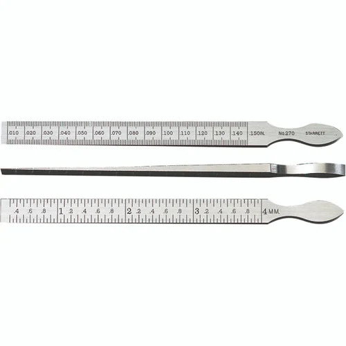 Starrett 51292 | 1/64"-5/32" Range Taper Gage 6-1/4" Length 1 Leaves