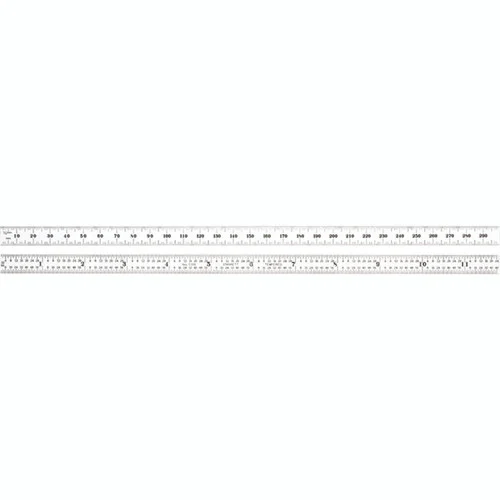 Starrett 51332 | 11-3/4" Full-Flexible Steel Full-Flexible Rule 1/32", 1/64"; 3/64", 1/64" Graduation